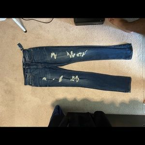 Hollis yet advanced stretch dark wash skinny jeans